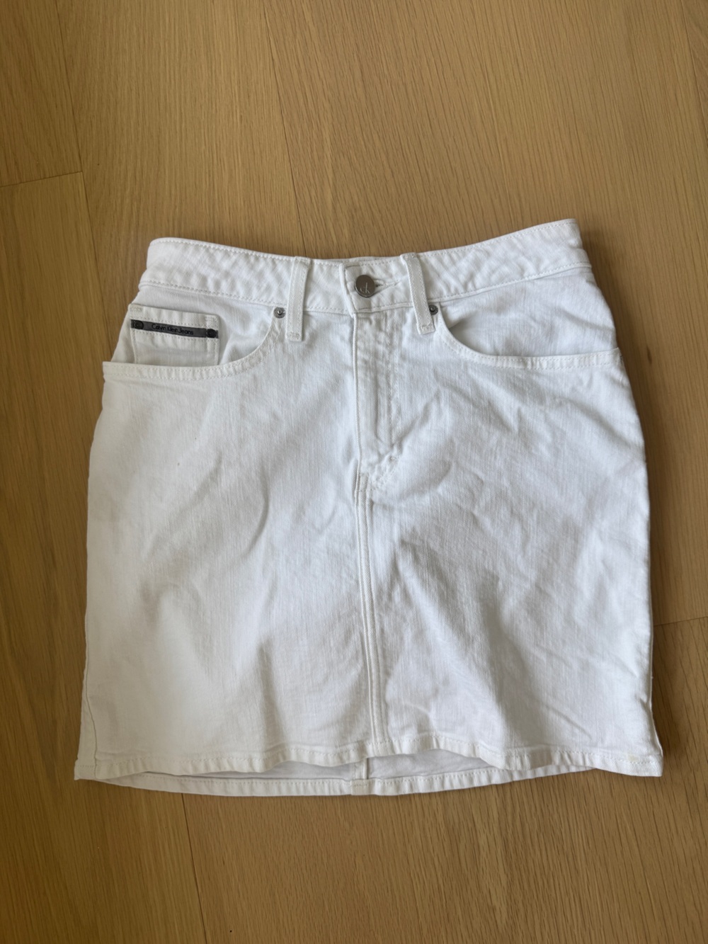 Calvin Klein Jeans White high waisted skirt